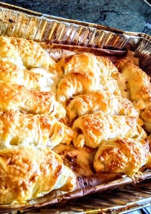 Mini sajtos croissant recept fotója