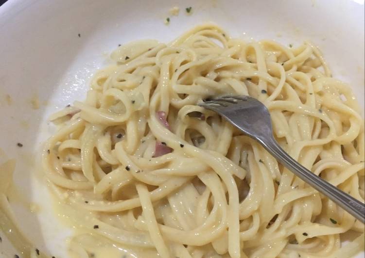Langkah Mudah untuk Membuat Fettuccine carbonara, Menggugah Selera