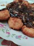 Perkedel saus lada hitam