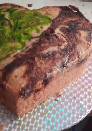 A picture of Title:My marble cake.