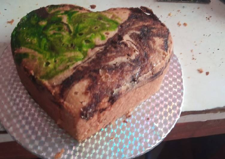 Recipe of Award-winning Title:My marble cake