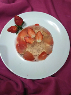 Foto resep Puding strawberry