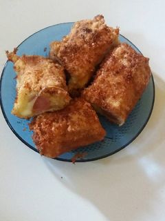 Foto resep Roti gulung sosis + mozarella