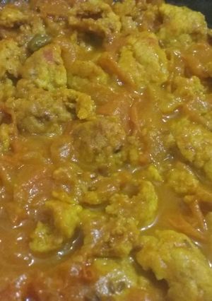 A picture of Badi ki sabzi.