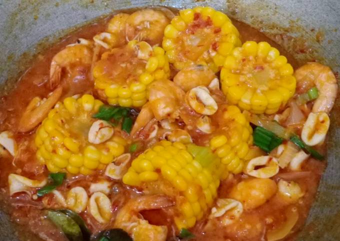 Resep Seafood saus padang oleh Feby - Cookpad