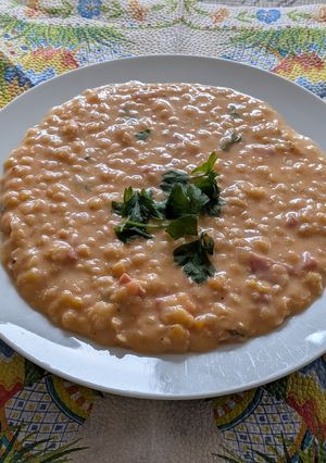 Vöröslencse főzelék recept fotója