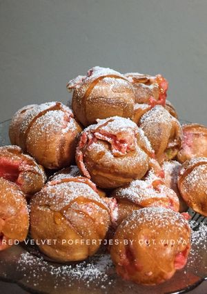 Foto resep Red velvet poffertjes