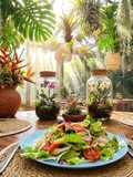 Ensalada de la Huerta con Espárragos y Piquillos