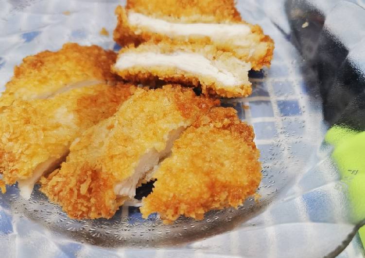 Langkah Mudah untuk Membuat Chicken Katsu Sederhana <57> Anti Gagal