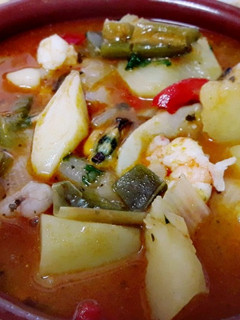 Una foto de Patatas a la marinera