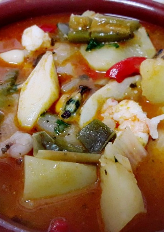 Una foto de Patatas a la marinera