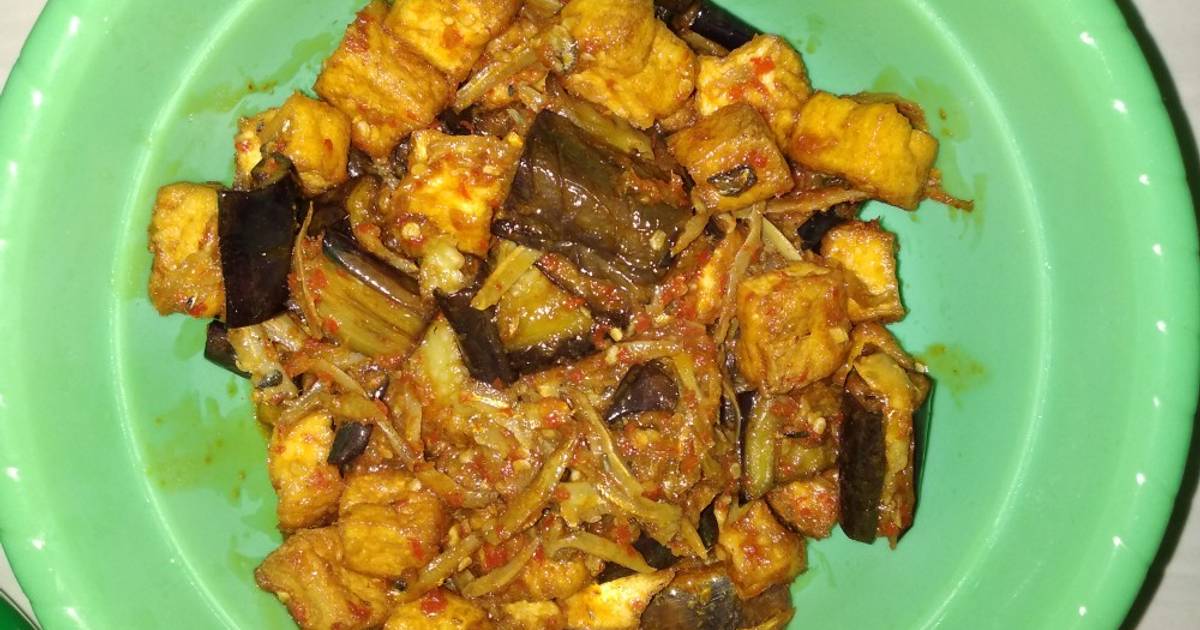 Resep Sayur Terong Ungu Teri Tahu Sambal Merah Oleh Intandae Cookpad