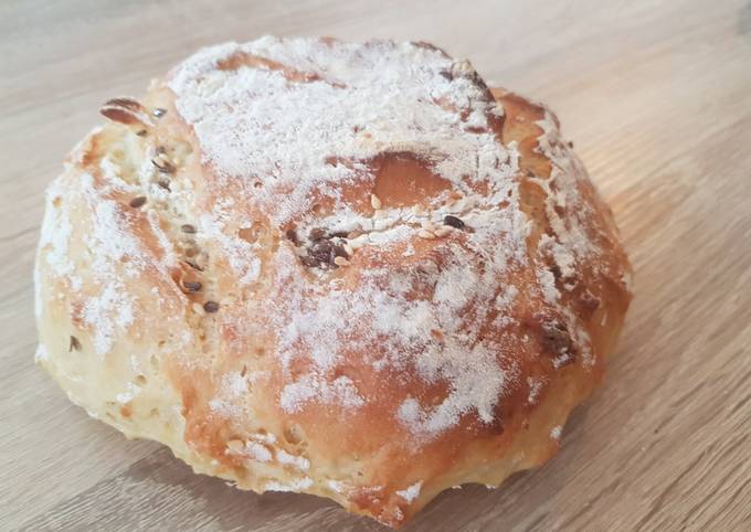 Boule de pain sans pétrissage