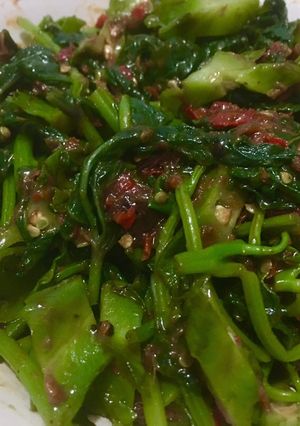 Foto resep Rujak daun ubi+kecipir