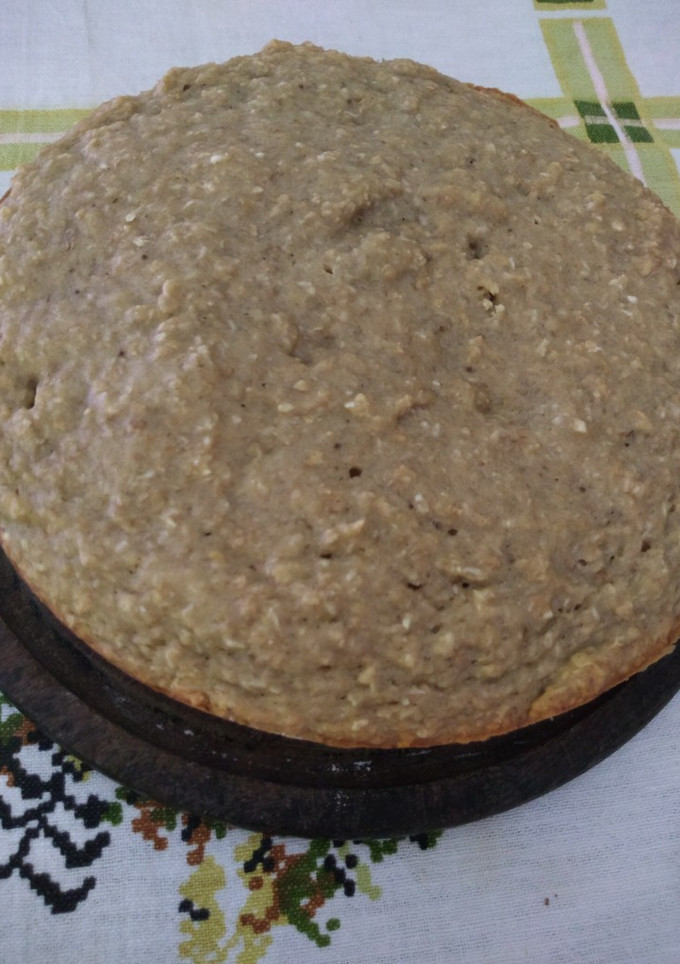 Una foto de Torta/budín de banana sin azúcar