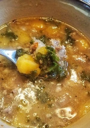 Foto resep Acorn Squash Soup (Sup Labu)