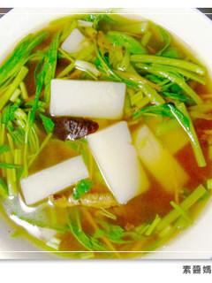 【素料理】蘿蔔糕湯(菜頭粿湯)~溫潤清香好滋味 的食譜成品照片