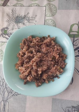 Una foto de Arroz con cacahuete molido