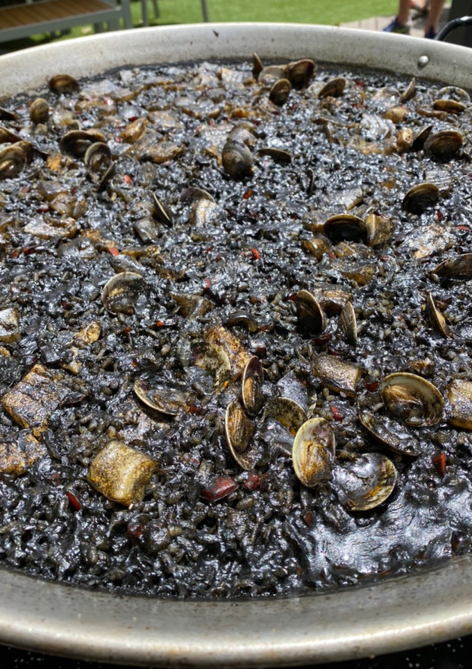 Una foto de Arroz negro