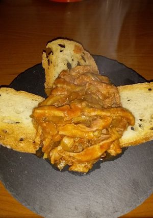 A picture of Lampredotto with Artichokes.