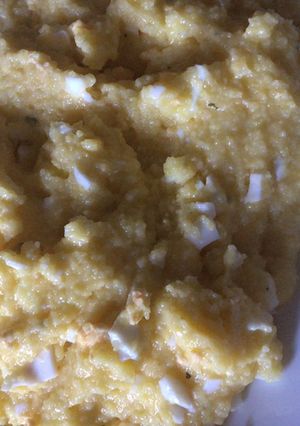 Una foto de Polenta con quesos 👩🏻🍳❣️
