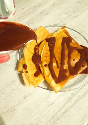 Une photo de Sauce au chocolat qui ne fige pas