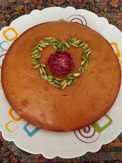 عکسی از دستور کیک شیره انگور رژیمی🍇