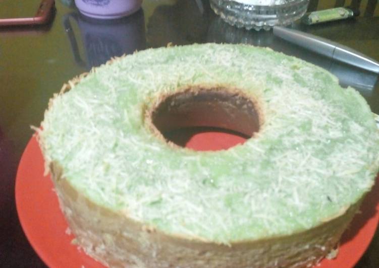 Bolu sponge hijau