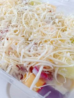 Foto resep Salad buah mayo simple