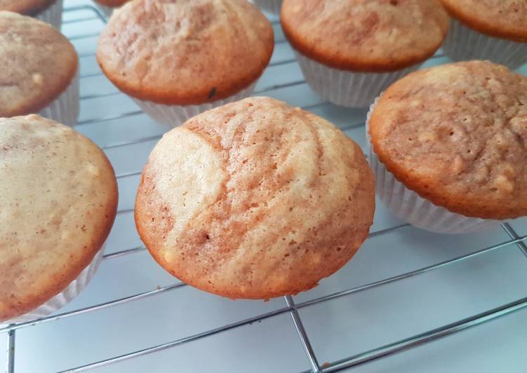 Recipe: Delicious Peanut Butter &amp; Hazelnut Choc Muffins