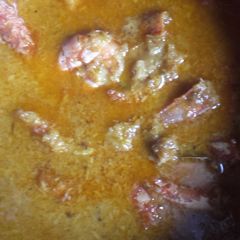 Prawn malai curry A picture of Prawn malai curry.
