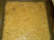 A picture of corn syrup frosting