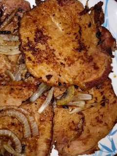 Una foto de Chuleta Ahumada a la BBQ casera