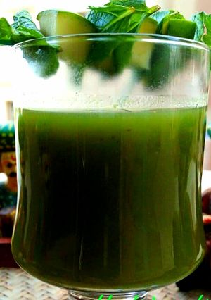 A picture of Tangy Jaljeeraa aam panna.