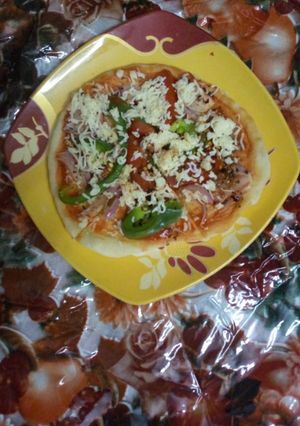 A picture of Homemade Tava Pizza.