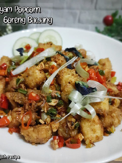 Foto resep Ayam Popcorn Goreng Bawang