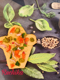 A picture of Cookpad focaccia Bread.