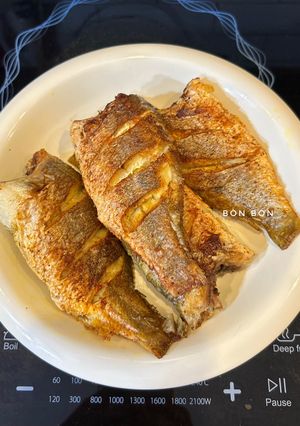 Hình của món Cá Róc Chiên Cà Ri.