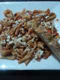 Pasta mexicana vegana de pelo de ángel de chile costeño y verduras el geras. México