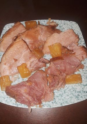 A picture of Slow Cooker Sweet Ham.