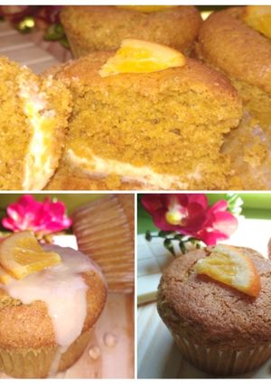 Foto principal de Muffins de garbanzos con chocolate blanco y curry