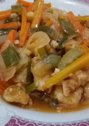 Foto resep Ayam krispi saus asem manis