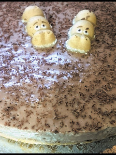 Una foto de Tarta Kinder sin horno