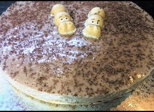 Una foto de Tarta Kinder sin horno