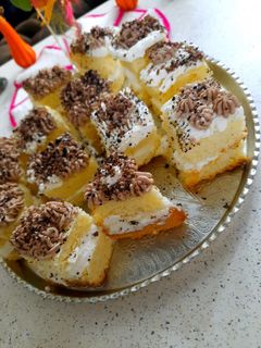 عکسی از دستور شیرینی تر در ماهیتابه رژیمی🍰