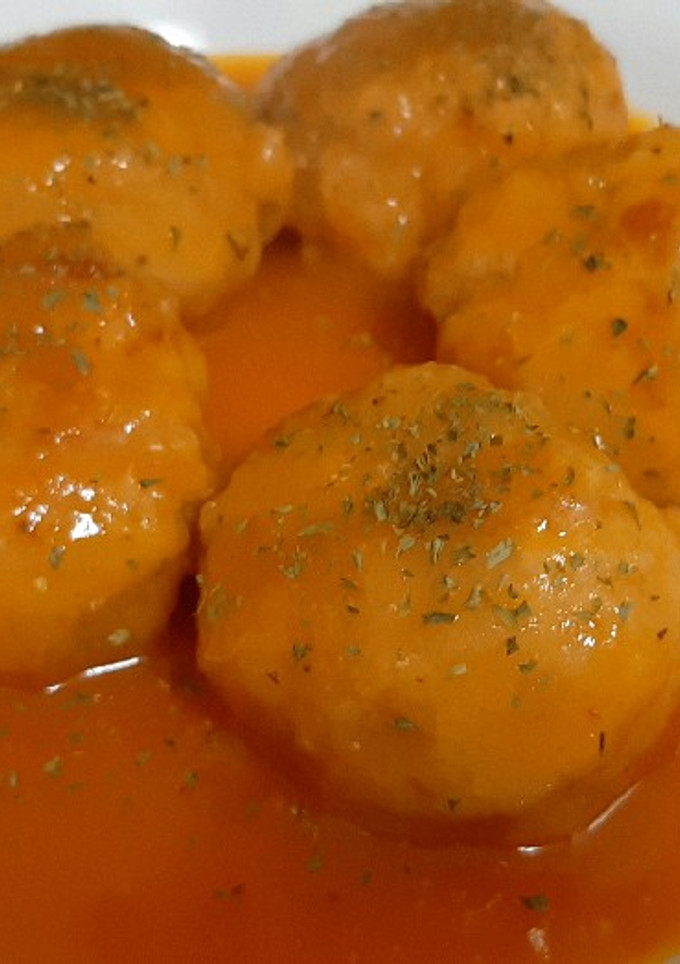 Una foto de Albóndigas de pavo en salsa
