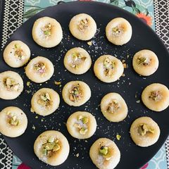 A picture of Milk peda.