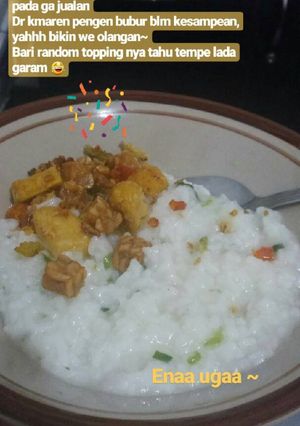 Foto resep Bubur Nasi Putih Sederhana