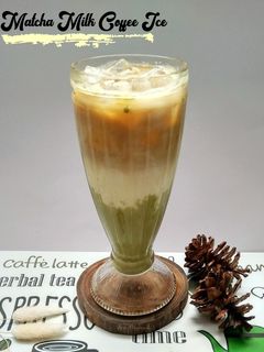 Foto resep Matcha Milk Coffee Ice