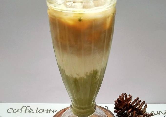 Resep Matcha Milk Coffee Ice Anti Gagal
